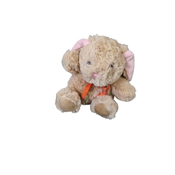 Reese's Bunny Rabbit Brown Plush Ribbon Stuffed Animal Toy 6" - Picture 1 of 12